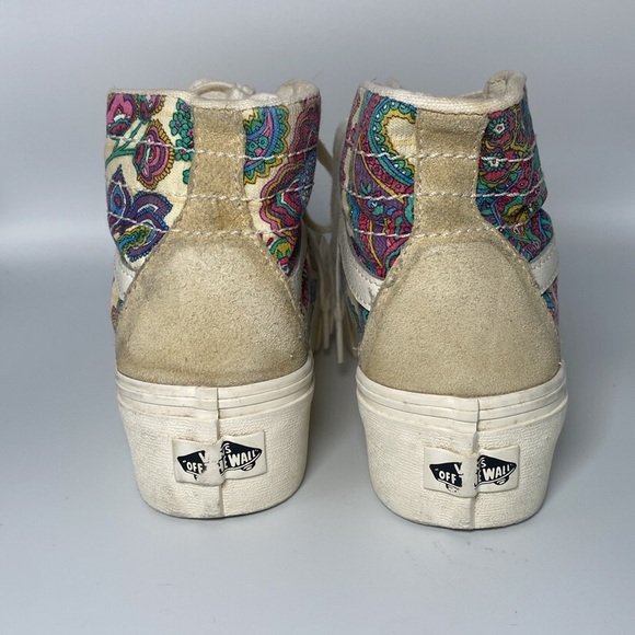 Vans Sk8-Hi Tapered Stackform Paisley Bloom Turtledove sneakers women’s size 5 - Picture 4 of 6
